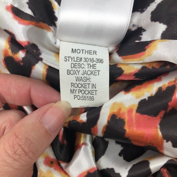 Mother The Boxy Jacket Shaggy Faux Fur Rocket In My Pocket - Picture 12 of 12